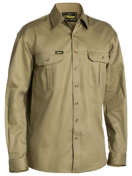 BISLEY Original Cotton Drill Shirt - Long Sleeve BS6433