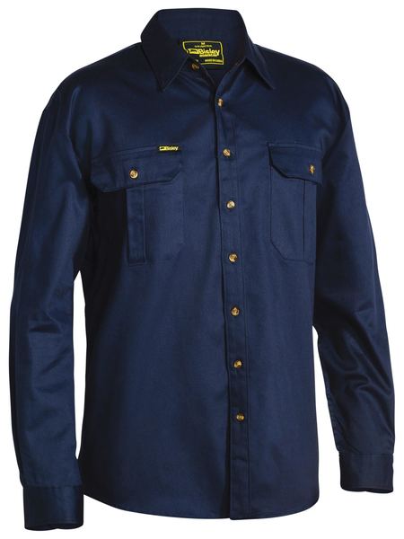 BISLEY Original Cotton Drill Shirt - Long Sleeve BS6433
