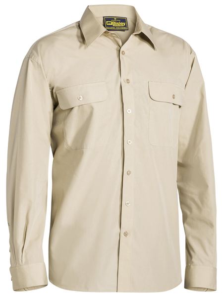 BISLEY Permanent Press Shirt - Long Sleeve BS6526