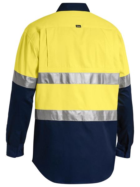 BISLEY 3M Taped Cool Hi Vis Lightweight Long Sleeve Shirt BS6696T