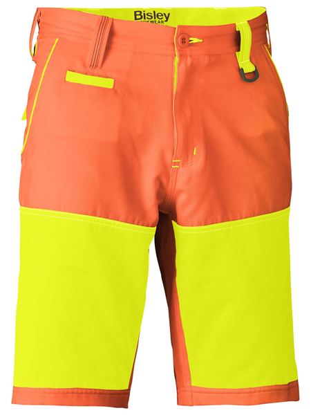 BISLEY Double Hi Vis Short BSH1411