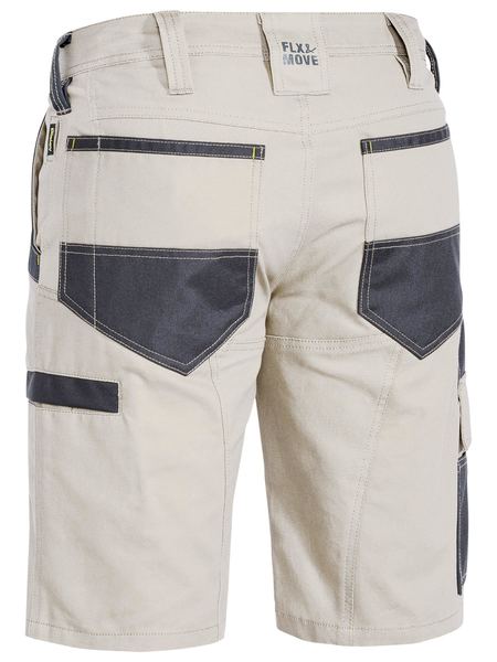 BISLEY Flex & Move Stretch Utility Zip Cargo Short BSHC1330