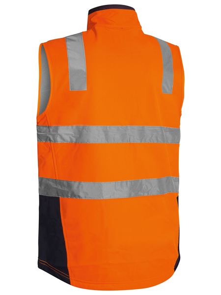 BISLEY Taped Hi Vis Soft Shell Vest BV0348T