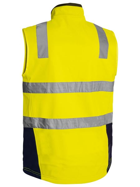 BISLEY Taped Hi Vis Soft Shell Vest BV0348T