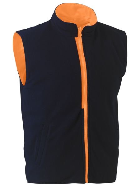 BISLEY Taped Hi Vis Rail Wet Weather Vest BV0364T