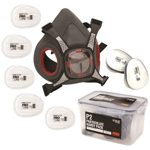 MAXI MASK 2000 HALF FACE RESPIRATOR PARTICULATE HANDY PACK HMP2-HP