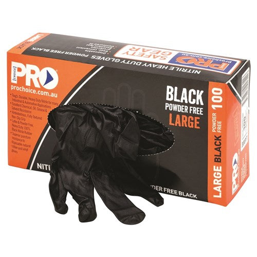 Pro Choice Heavy-Duty Powder Free Gloves Box Of 100 MDNPFHD