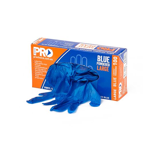 Pro Choice Vinyl Disposable Powdered Gloves DV