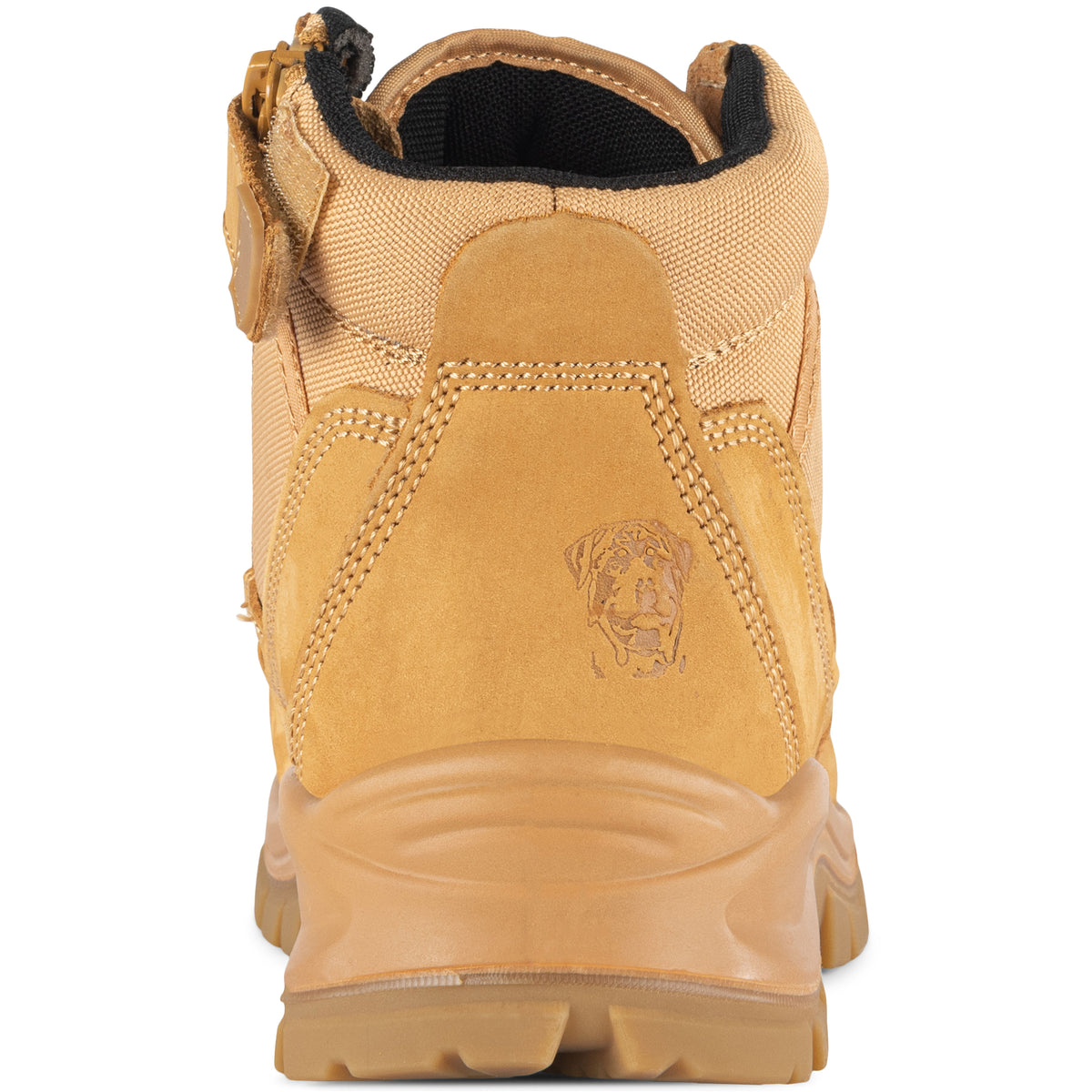 Rottie Work Boot Zipside Bump Cap Low Cut RWB2