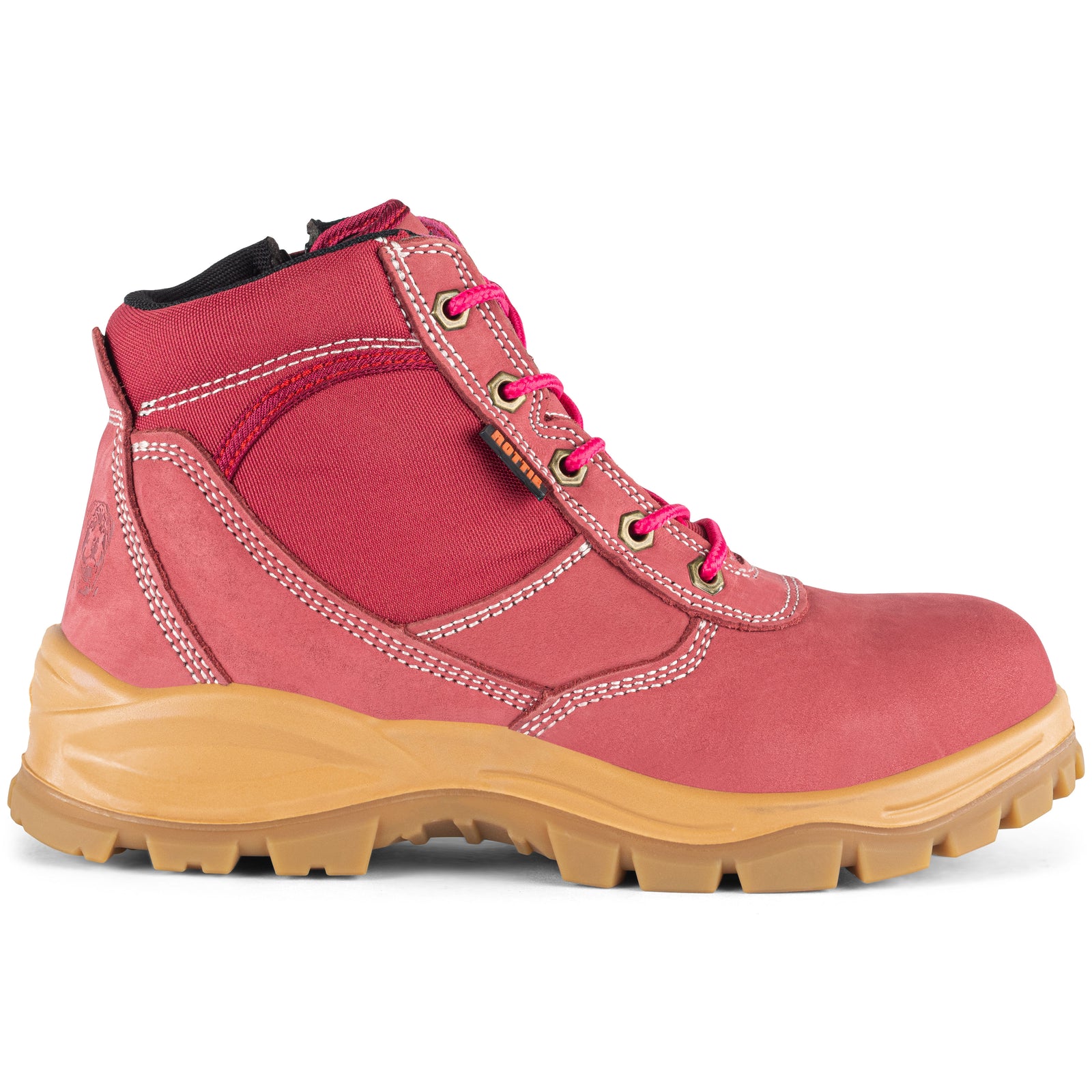 Rottie Work Boot Zipside Lace Up No Bump Cap RWB3