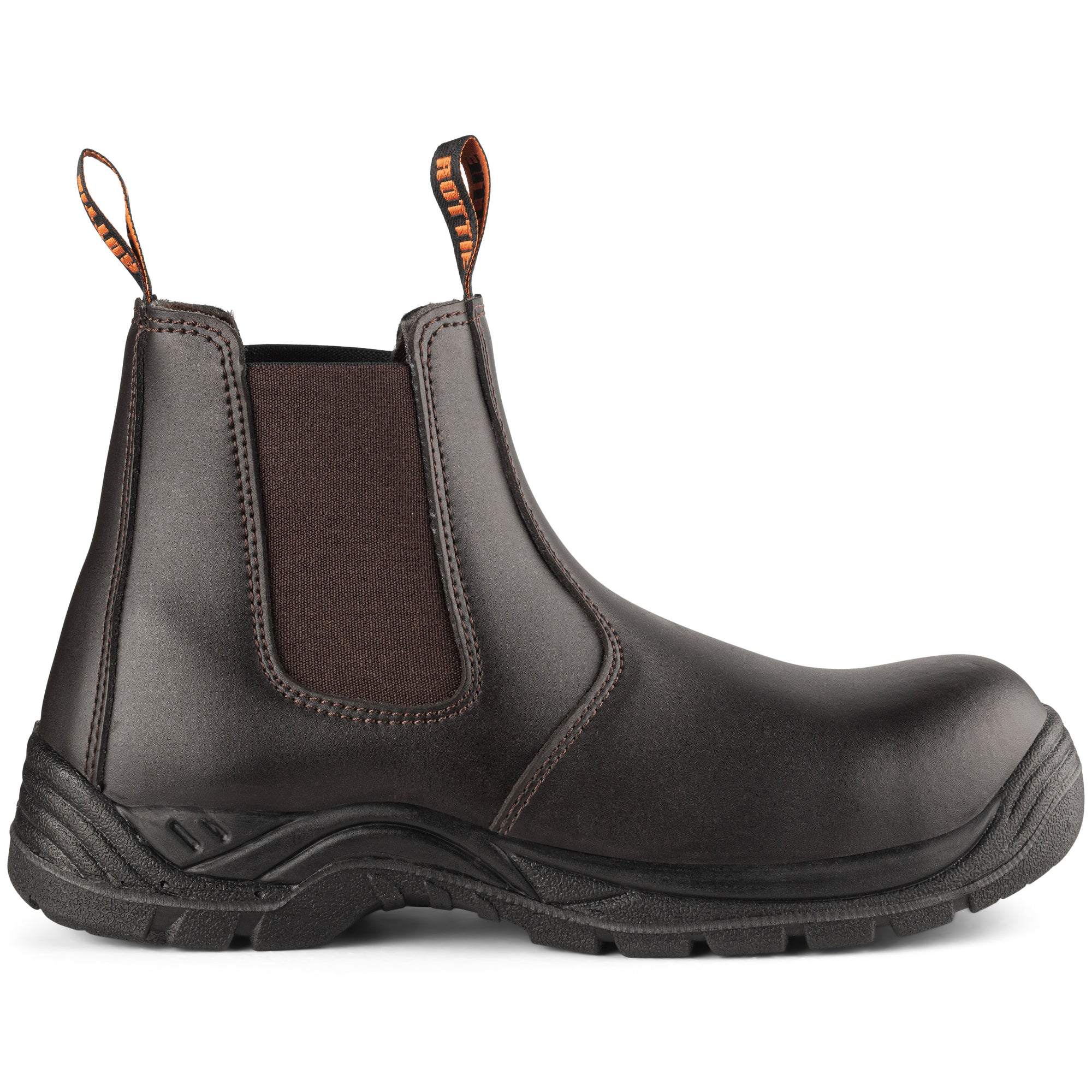 Rottie Pull On Work Boot Claret RWB5