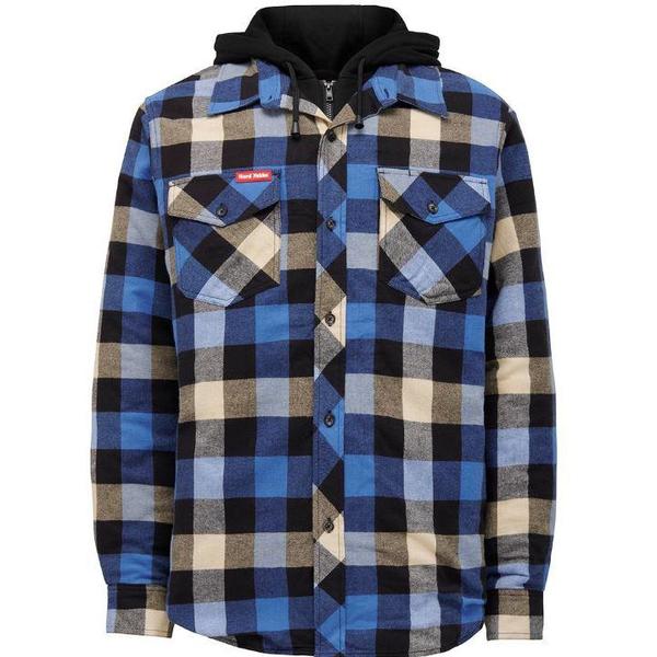 HARD YAKKA Quilted Flannel Shacket Y06690