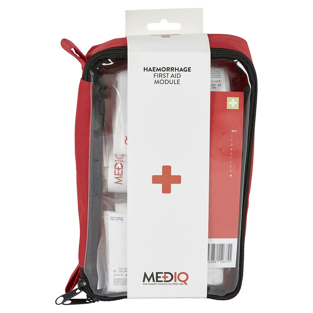 MEDIQ Incident Ready First Aid Module Haemorrhage (Major Bleeding) - Red Softpack FAMH
