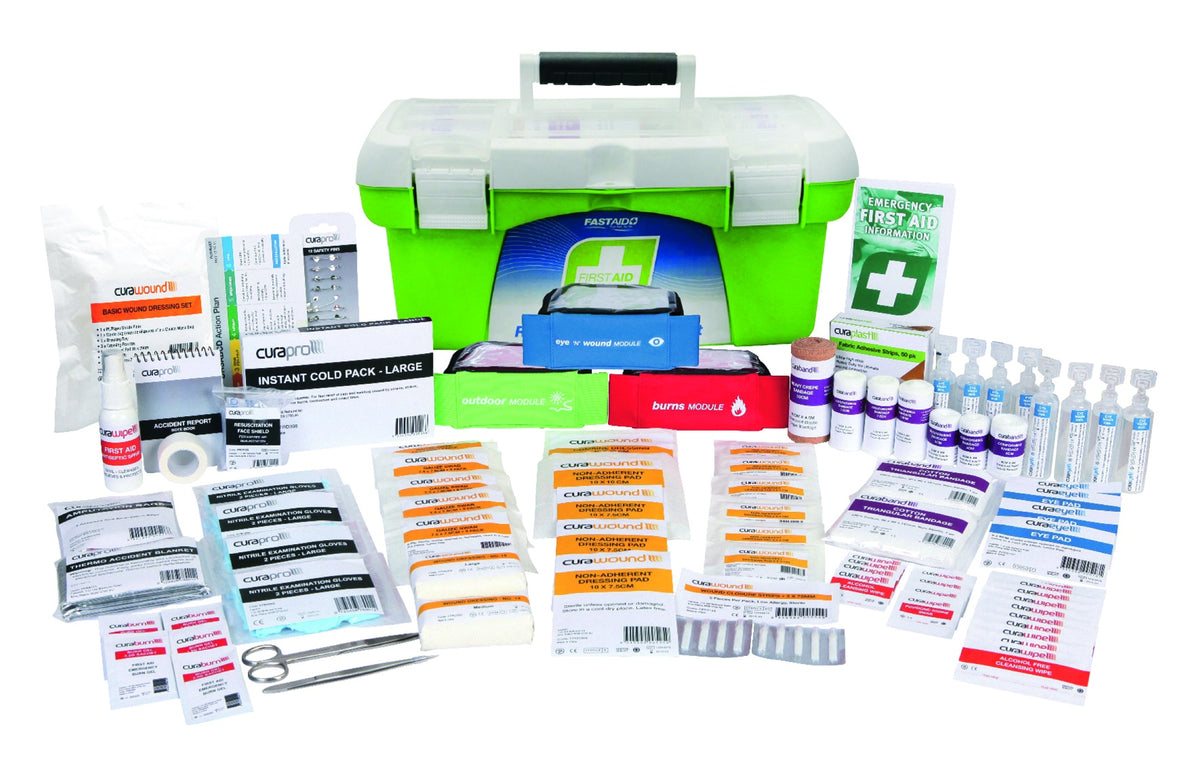 FAR2X22 FIRST AID KIT, R2, RESPONSE PLUS KIT, 1 TRAY PLASTIC PORTABLE