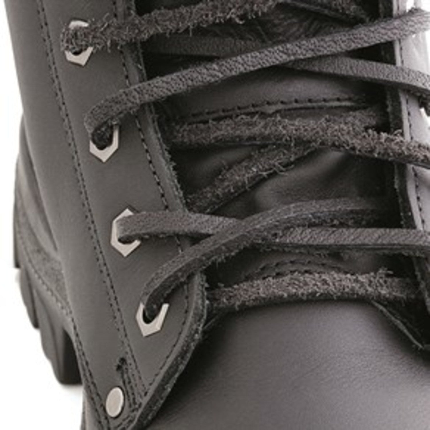A-000057 STEEL BLUE LEATHER LACES 140CM - ON THE GO SAFETY & WORKWEAR