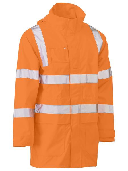 BISLEY Taped Hi Vis Rail Wet Weather Jacket BJ6964T