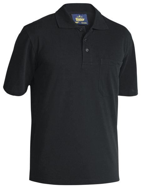 BK1290 BISLEY MENS POLY/COTTON POLO SHIRT - ON THE GO SAFETY &amp; WORKWEAR