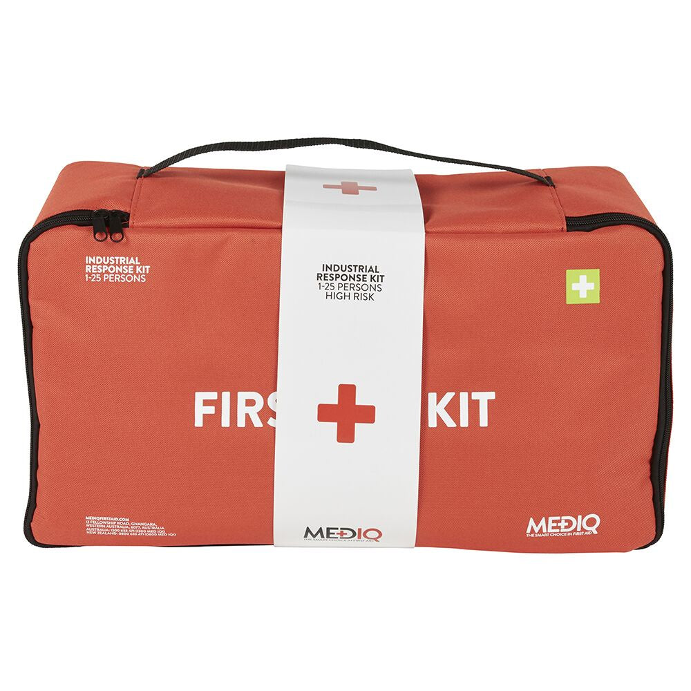 MEDIQ Essential First Aid Kit Workplace Response - Orange Soft Pack 1-25 Persons High Risk FAEIS