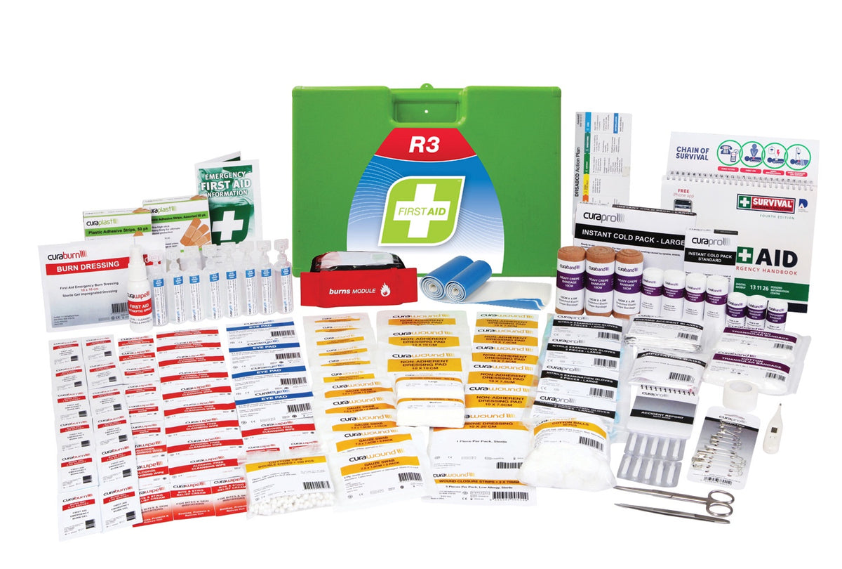 FAR3M20 FIRST AID KIT, R3, MARINE PRO KIT, PLASTIC PORTABLE