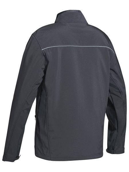 BISLEY MENS SOFT SHELL JACKET BJ6060 - ON THE GO SAFETY &amp; WORKWEAR