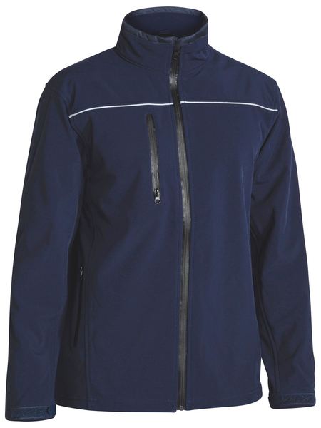 BISLEY MENS SOFT SHELL JACKET BJ6060 - ON THE GO SAFETY &amp; WORKWEAR