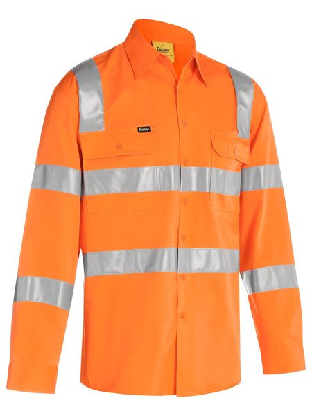 BISLEY Taped Hi Vis Bio Motion Rail Shirt BS6016T