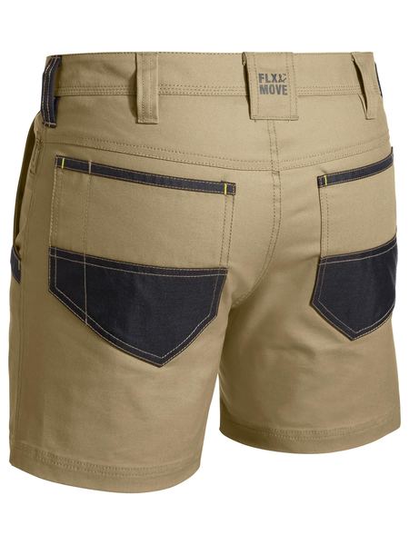 Bisley - Tradies Flex &amp; Move Short Shorts BSH1131 - ON THE GO SAFETY &amp; WORKWEAR