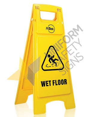 Wet Floor A-Frame Plastic Sign STD32