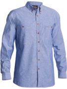 B76407 BISLEY CHAMBRAY SHIRT - LONG SLEEVE - ON THE GO SAFETY &amp; WORKWEAR
