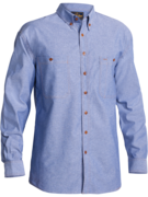 B76407 BISLEY CHAMBRAY SHIRT - LONG SLEEVE - ON THE GO SAFETY & WORKWEAR