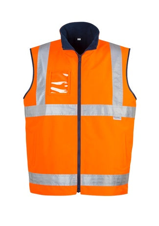 Syzmik Mens Hi Vis Lightweight Fleece Lined Vest  ZV358
