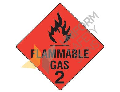 HLTM102.1 Flammable Gas 2  SIGN 270x270mm