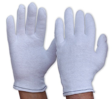 342CL MENS INTERLOCK POLY/COTTON LINER, HEMMED CUFF