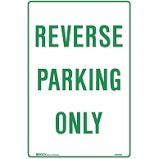 REVERSE PARKING ONLY - CORFLUTE SIGN 600x450mm