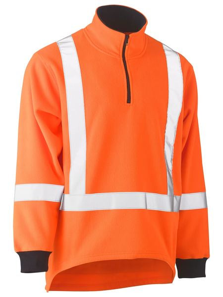 BK6249XT BISLEY TTMC-W X TAPED HI VIS FLEECE PULLOVER - ON THE GO SAFETY & WORKWEAR