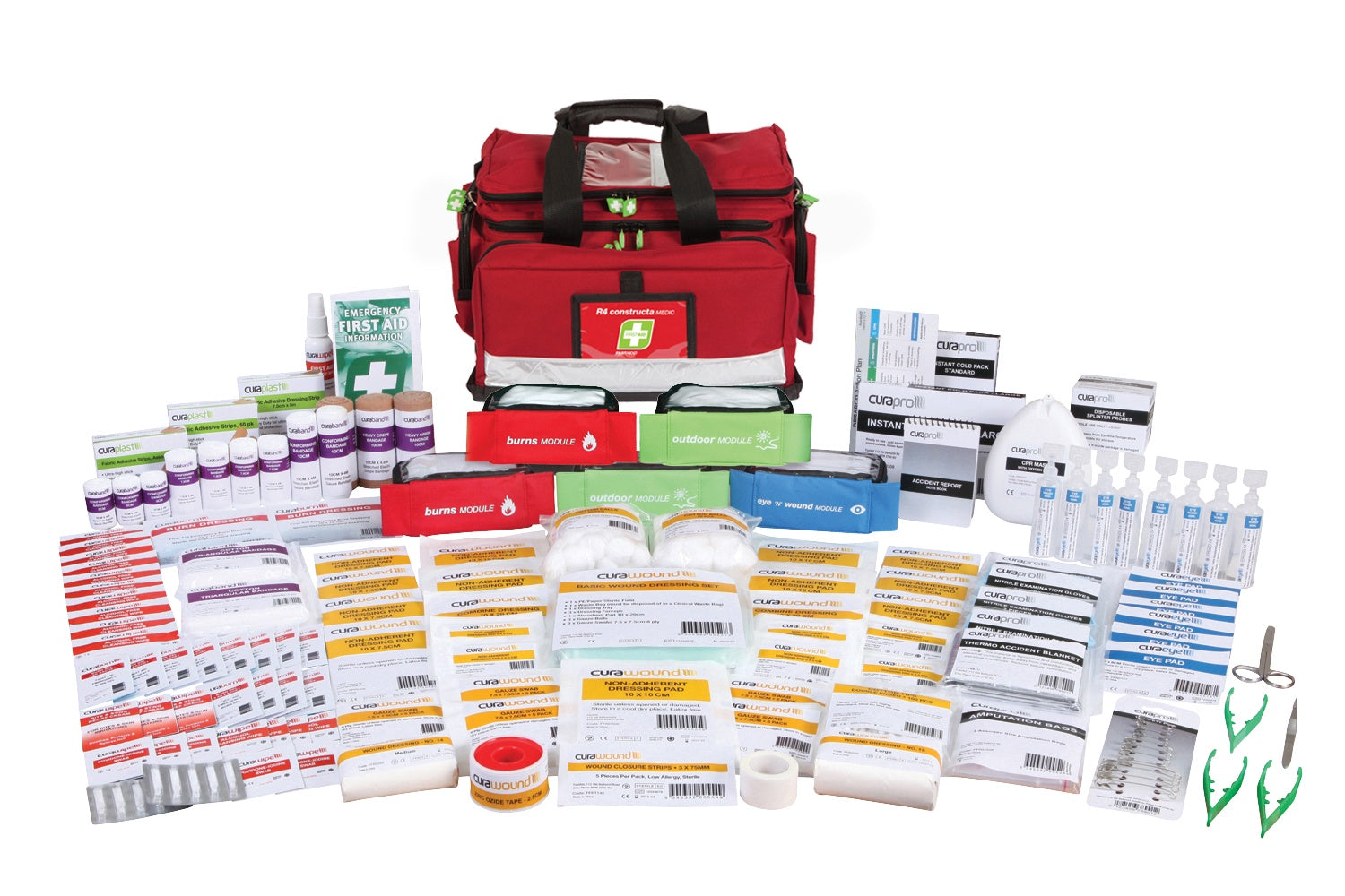 FAR4C30 FIRST AID KIT, R4, CONSTRUCTA MEDIC KIT, SOFT PACK