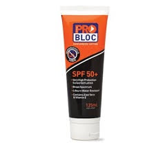 Pro Choice  Probloc 50+ Sunscreen 125mL Tube SS125-50