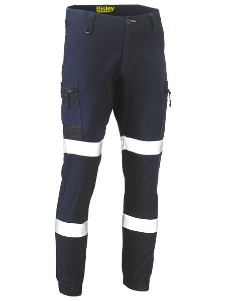 BISLEY Flex &amp; Move Taped Stretch Cargo Cuffed Pants BPC6334T