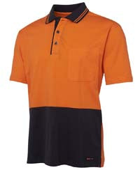 JB's Hi-Vis Short Sleeve Cotton Polo 6CPHV