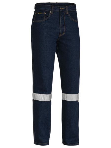 BP6050T BISLEY 3M TAPED ROUGH RIDER JEANS - ON THE GO SAFETY & WORKWEAR