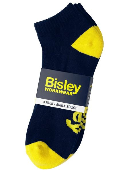 BISLEY Ankle Socks - 3 Pack BSX7215