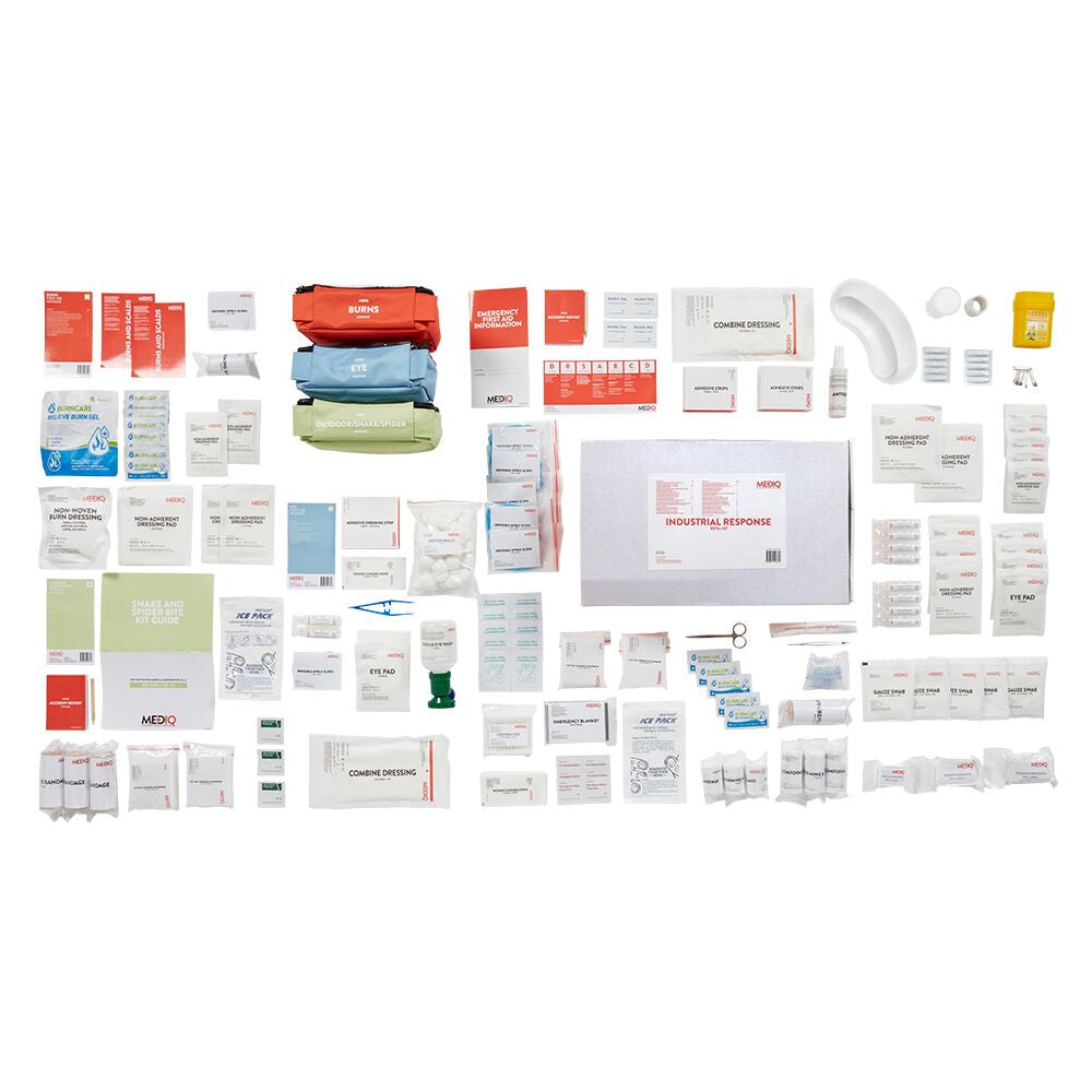 MEDIQ Essential First Aid Kit Workplace Response Refill Module - White Cardboard Box 1-25 Persons High Risk FAEIR