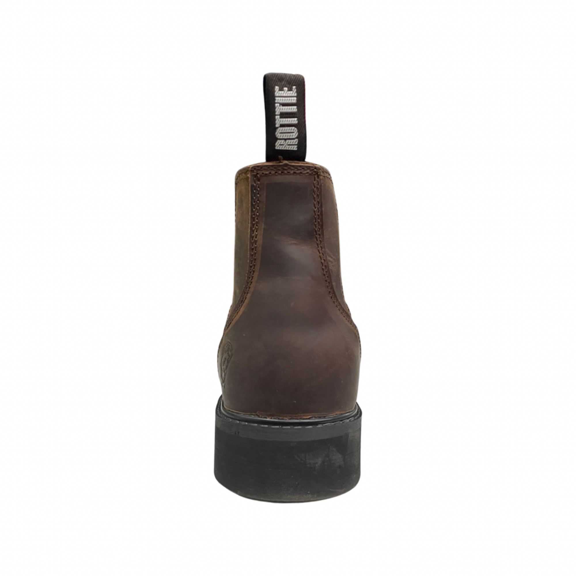 ROTTIE Omeo Elastic Sided Brown Suede Boot with Steel Cap  RWBOMEO