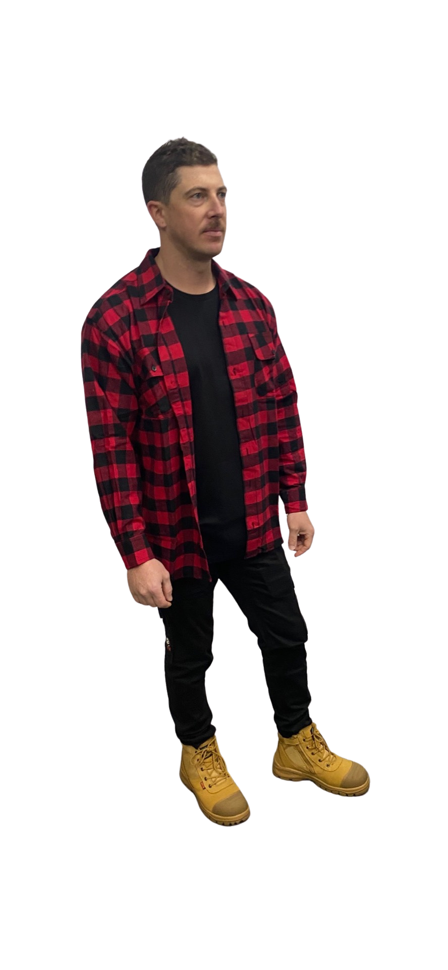 Rottie Workwear Flannelette Shirt RWFS