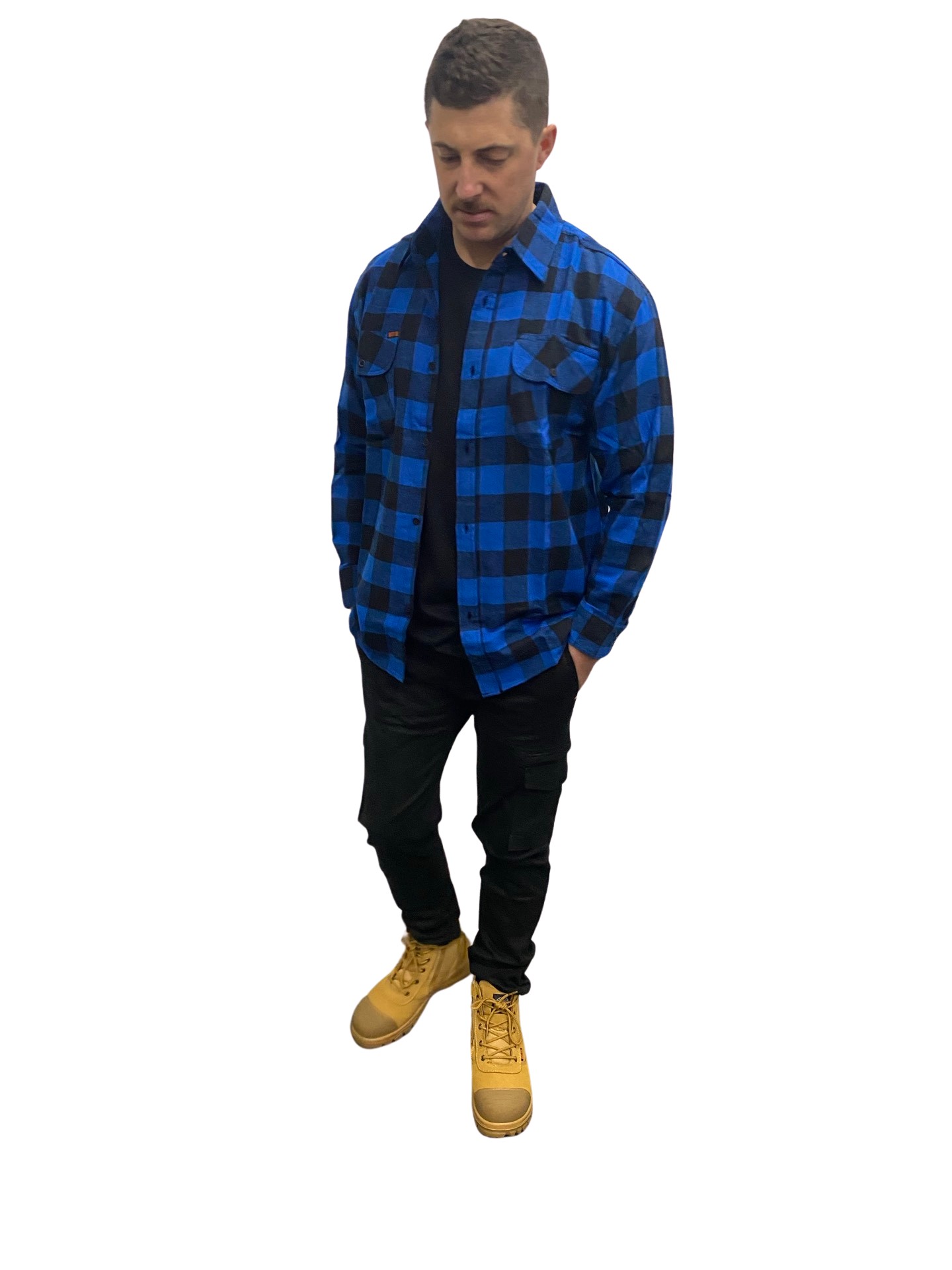 Rottie Workwear Flannelette Shirt RWFS