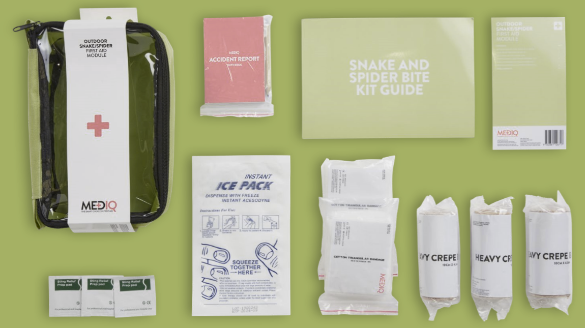 MEDIQ Outdoor Snake/Spider First Aid Soft-Pack Kit FAMO